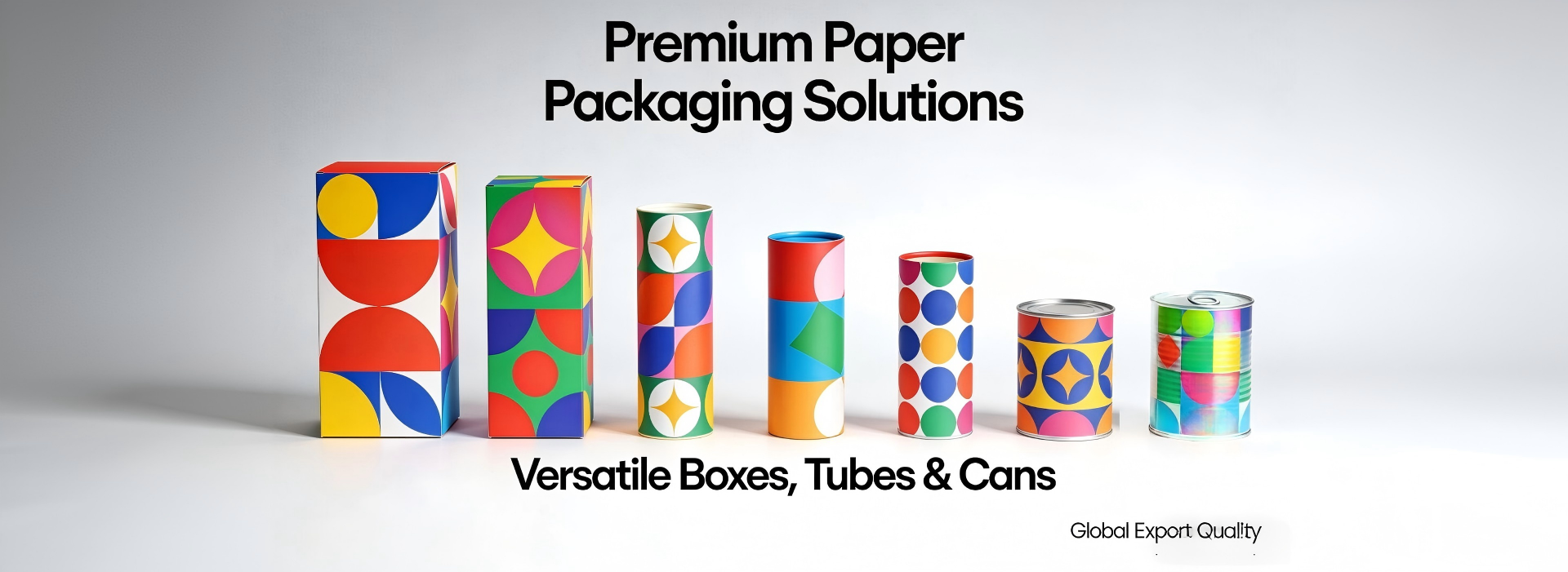 Premium Paper Packaging Solutions,Versatile Boxes, Tubes & Cans