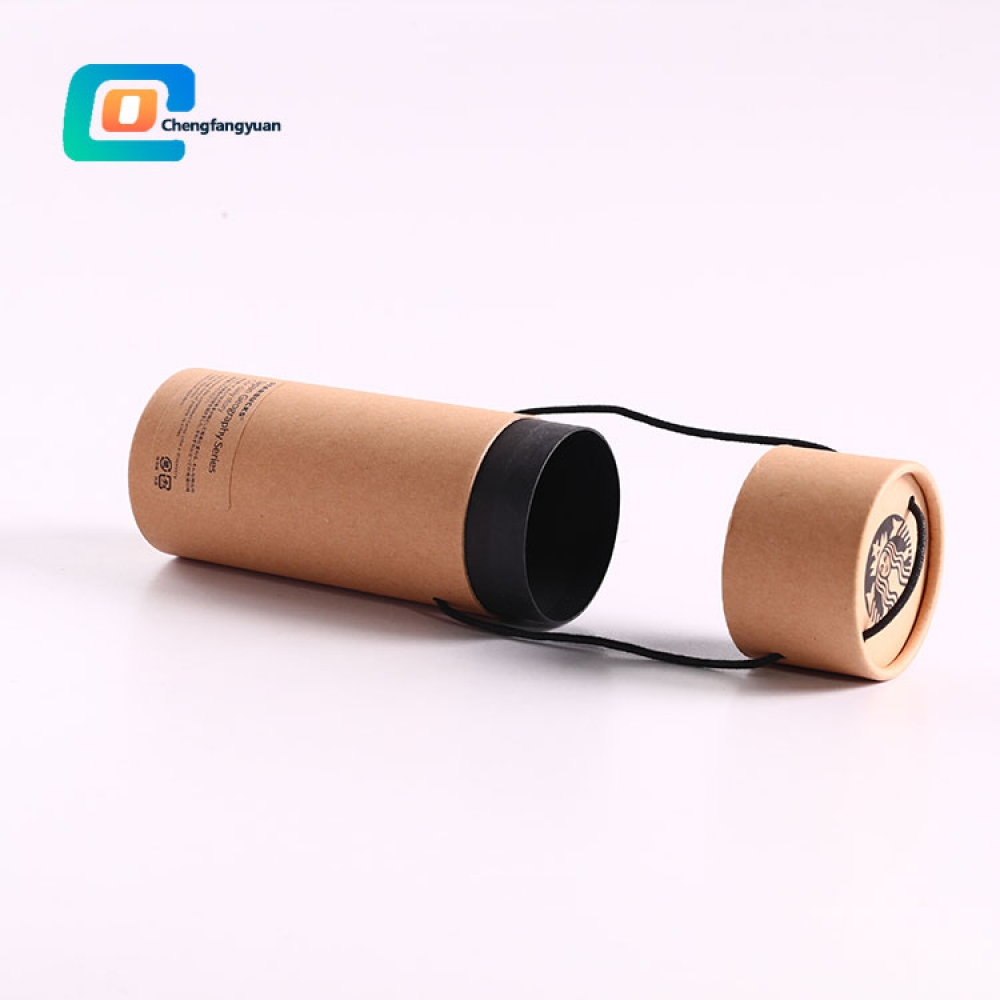 Factory price Hot Printing craft paper Tube cylinder water cup gift packaging