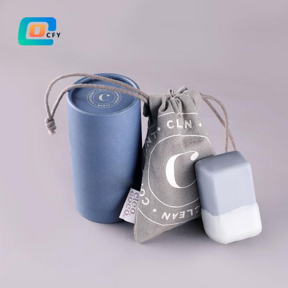 Plastic free cosmetic paper Container Cardboard Box Packaging for Fragrant paste push up deodorant