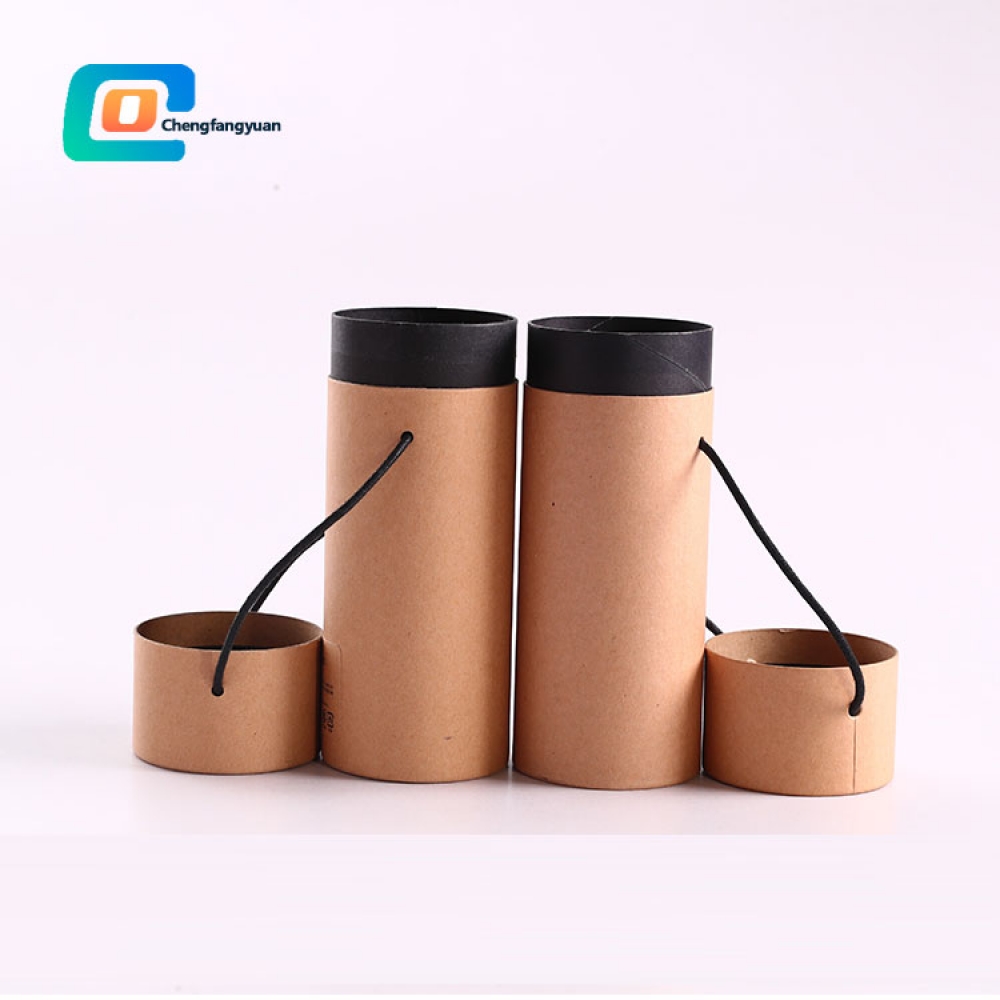 Factory price Hot Printing craft paper Tube cylinder water cup gift packaging