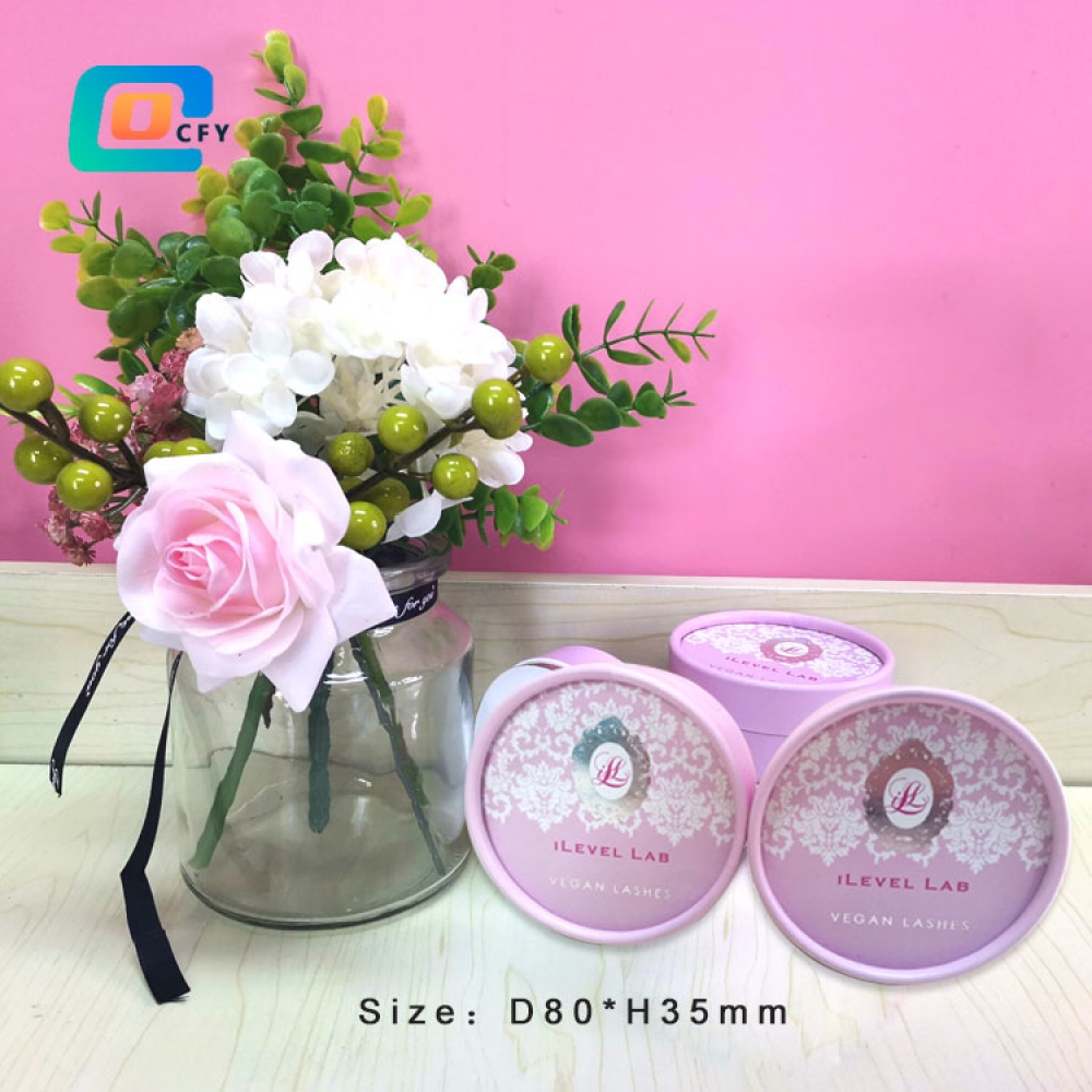 Factory Wholesale Twist up cardboard paper board eco friendly cosmetics packaging for eyelash