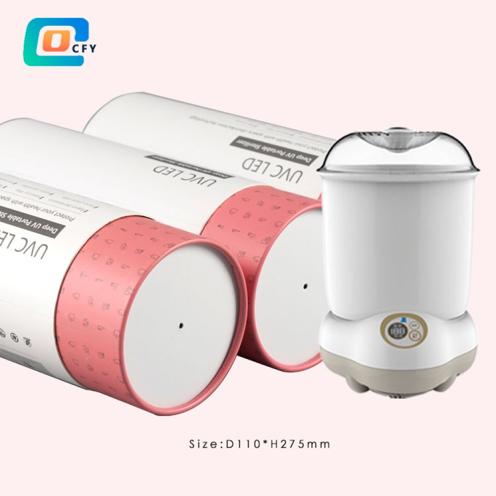 Custom Printed Creative Round Kraft Paper Tube Packaging For Food and gift Packaging