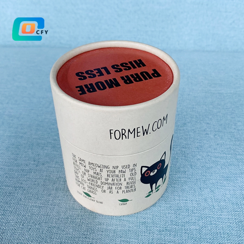 Eco friendly craft paper tube custom printing tube can cardboard cylinder packaging  kraft cylinder packaging for toy