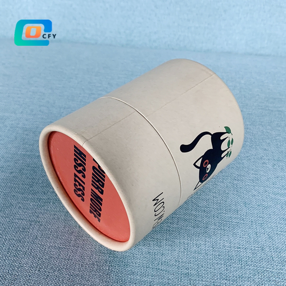 Eco friendly craft paper tube custom printing tube can cardboard cylinder packaging  kraft cylinder packaging for toy