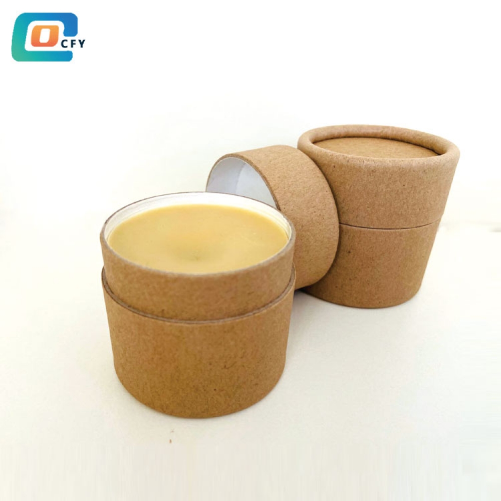 Custom printing mini deodorant stick container 0.15OZ lip balm push up small natural tube biodegradable cosmetic paper tubes smooth organic luxury lip gloss tubes