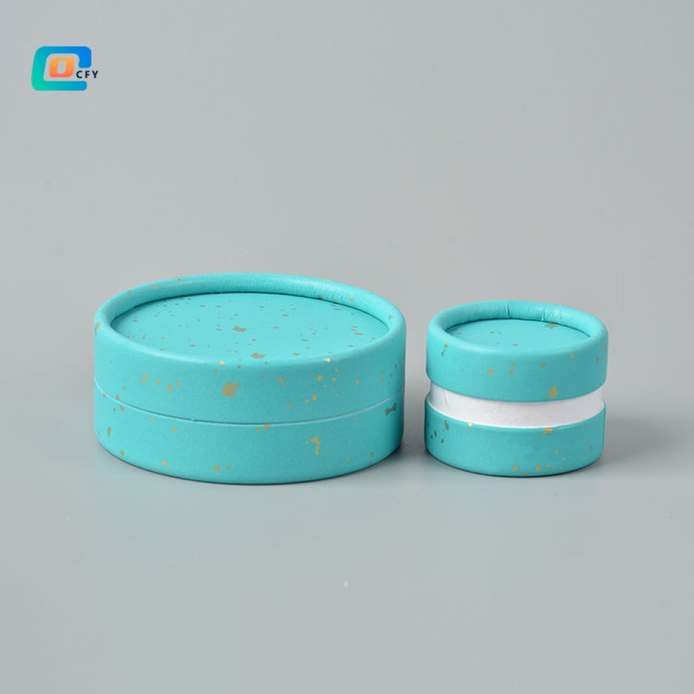 Plastic free cosmetic packaging deodorant push up tubes Makeup remover box  Face balm cylinder container body balm paper tube