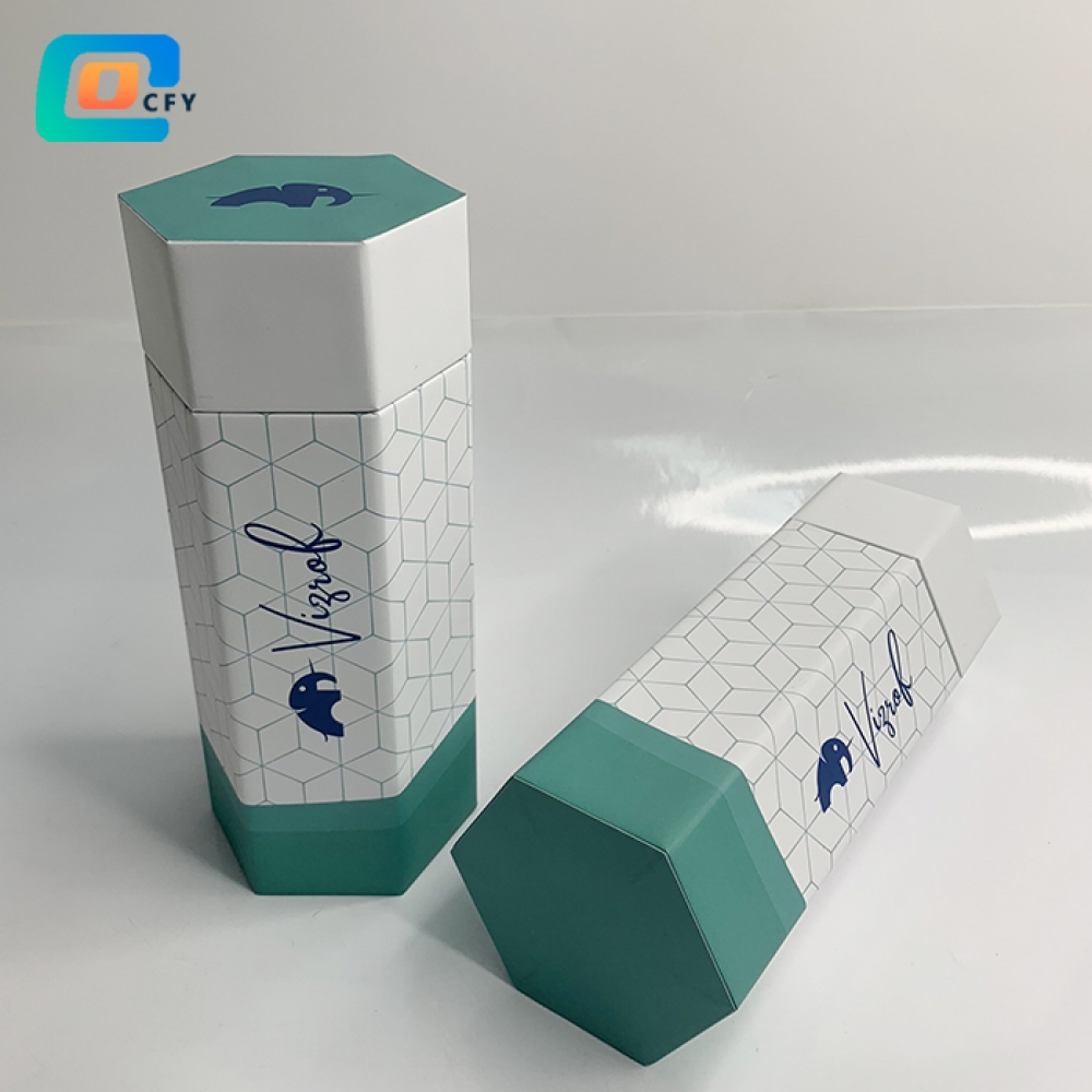 Eco friendly cosmetic packaging relaxing toy paper tubes stress relief toy cylinder container cardboard paper tubes
