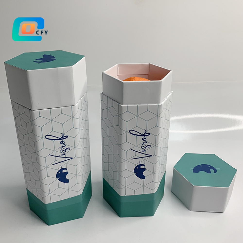 Eco friendly cosmetic packaging relaxing toy paper tubes stress relief toy cylinder container cardboard paper tubes