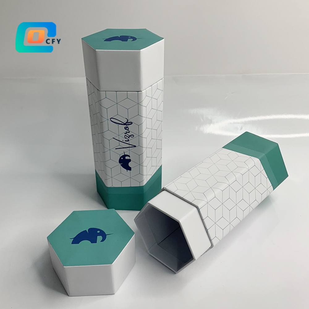 Eco friendly cosmetic packaging relaxing toy paper tubes stress relief toy cylinder container cardboard paper tubes
