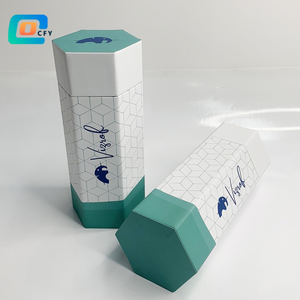 Eco friendly cosmetic packaging relaxing toy paper tubes stress relief toy cylinder container cardboard paper tubes