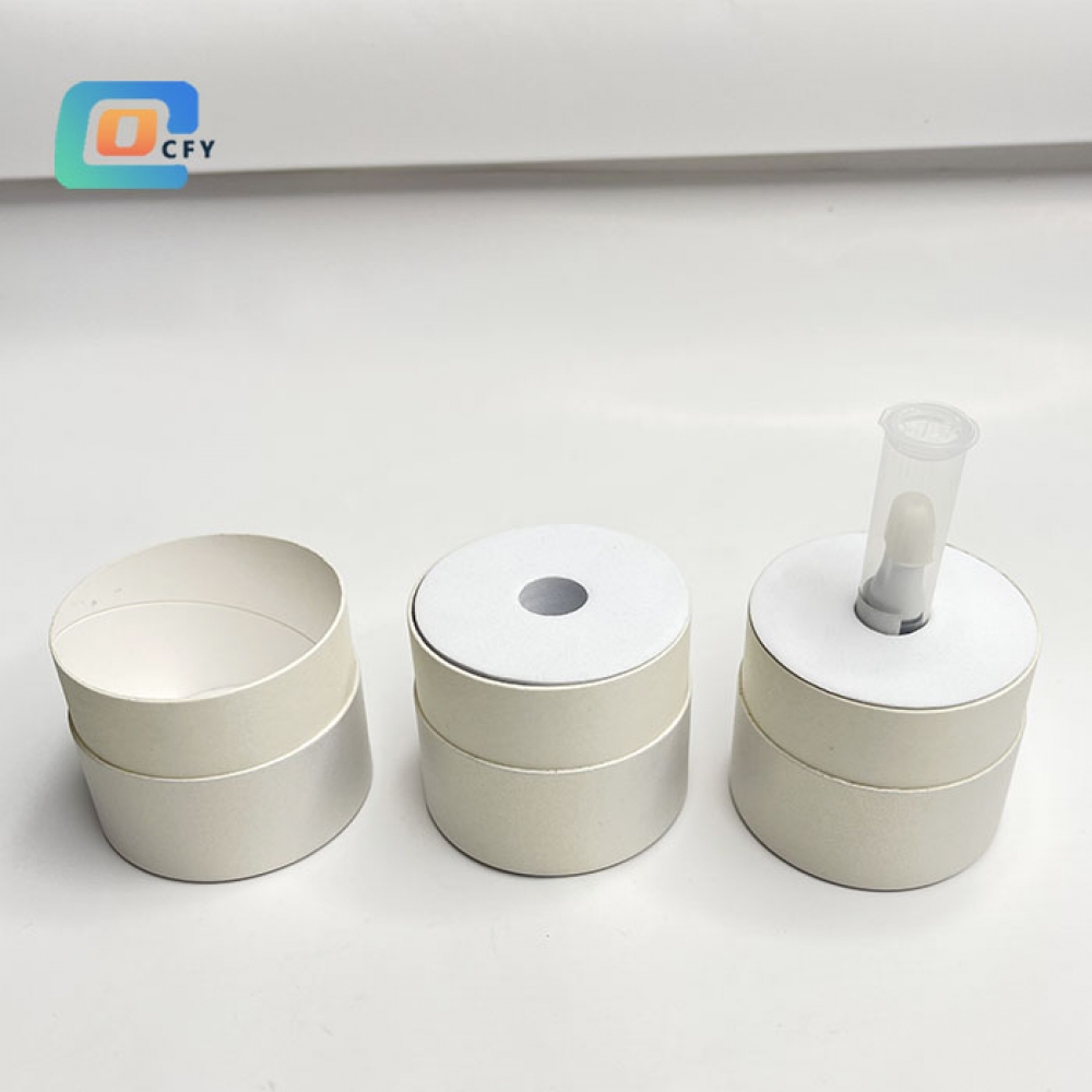 Custom Child Proof CBD Vape Pen Cartridge Packing tube Disposable pen Round gift box manufacturer