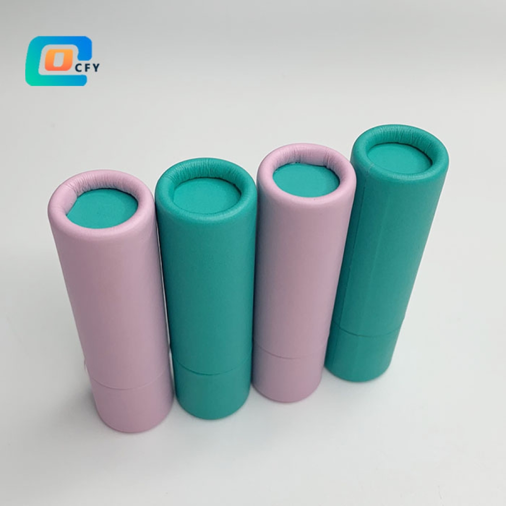 0.3OZ  0.5OZ 1OZ 1.5OZ 2OZ 2.5OZ  sure Deodorant Stick container balm container Kraft Push Up Paper Tube for lip gloss lip balm