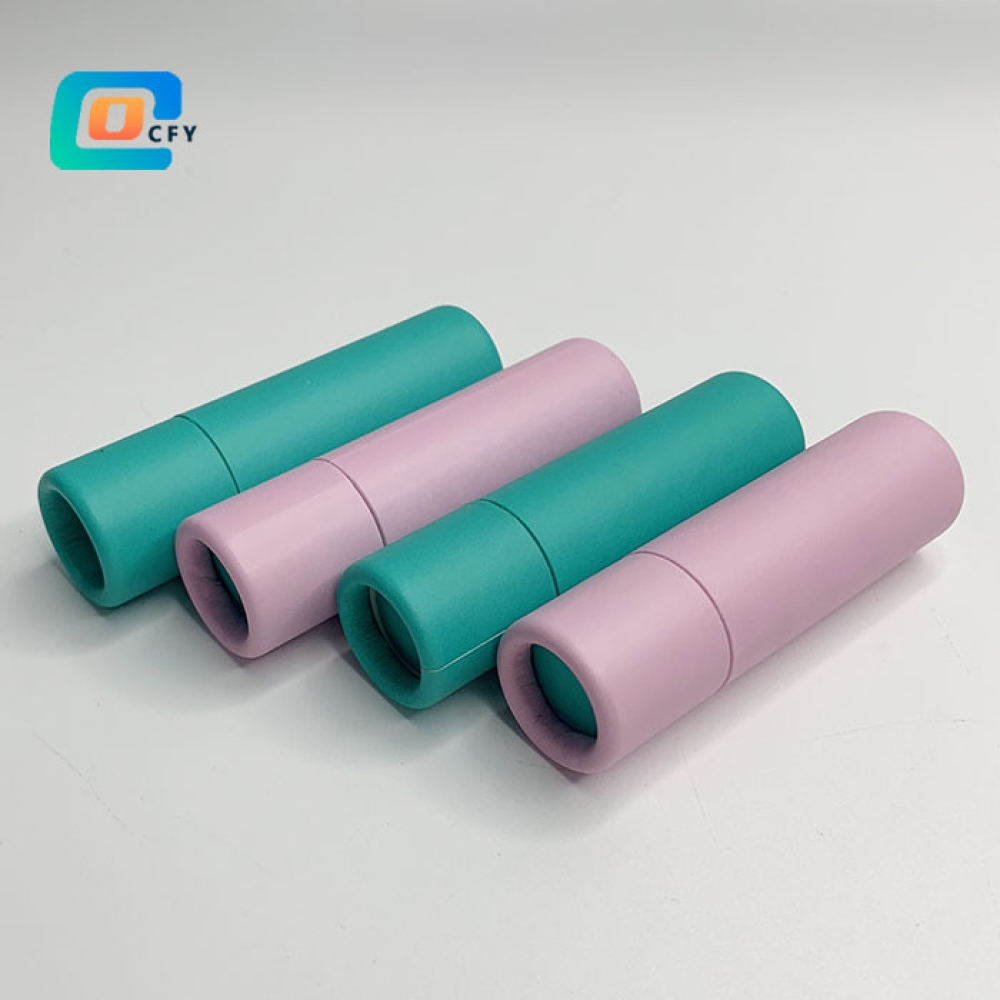 0.3OZ  0.5OZ 1OZ 1.5OZ 2OZ 2.5OZ  sure Deodorant Stick container balm container Kraft Push Up Paper Tube for lip gloss lip balm