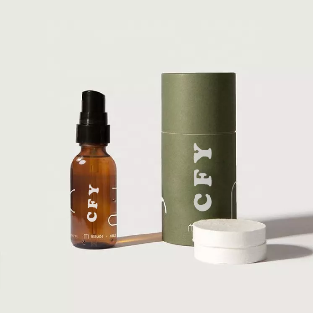 custom skin care tube packaging with logo oil bottle cardboard cylinder box for cosmetics recycled materials