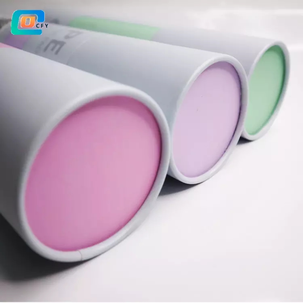 custom size logo paper tubes Soft Gaming Mouse Pad Large Black purple pink Mousepad cardboard container