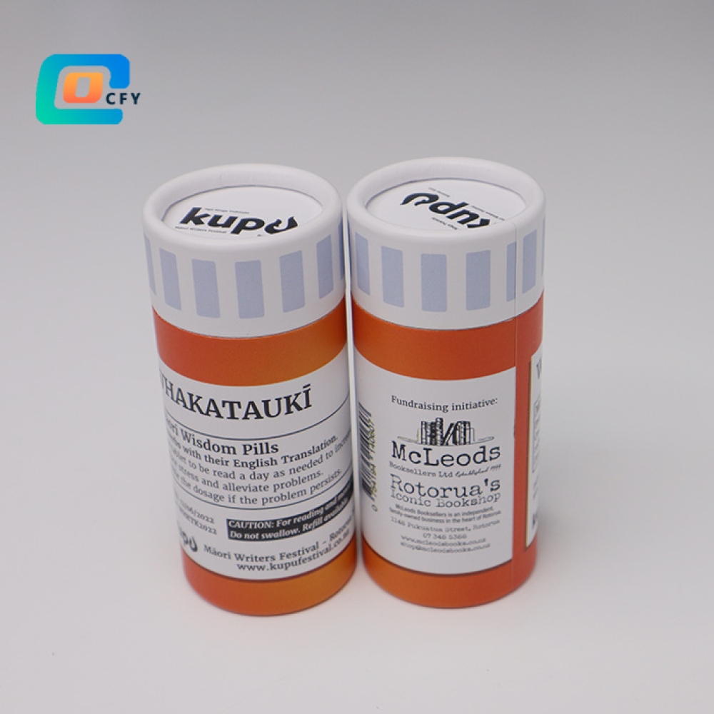 Empty Biodegradable Cardboard Container Aromatherapy Slim Paper Tube Packaging Recyclable Push up Kraft Paper Tube Pantone Gold