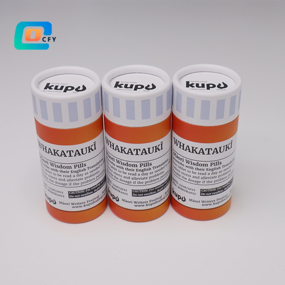 Empty Biodegradable Cardboard Container Aromatherapy Slim Paper Tube Packaging Recyclable Push up Kraft Paper Tube Pantone Gold
