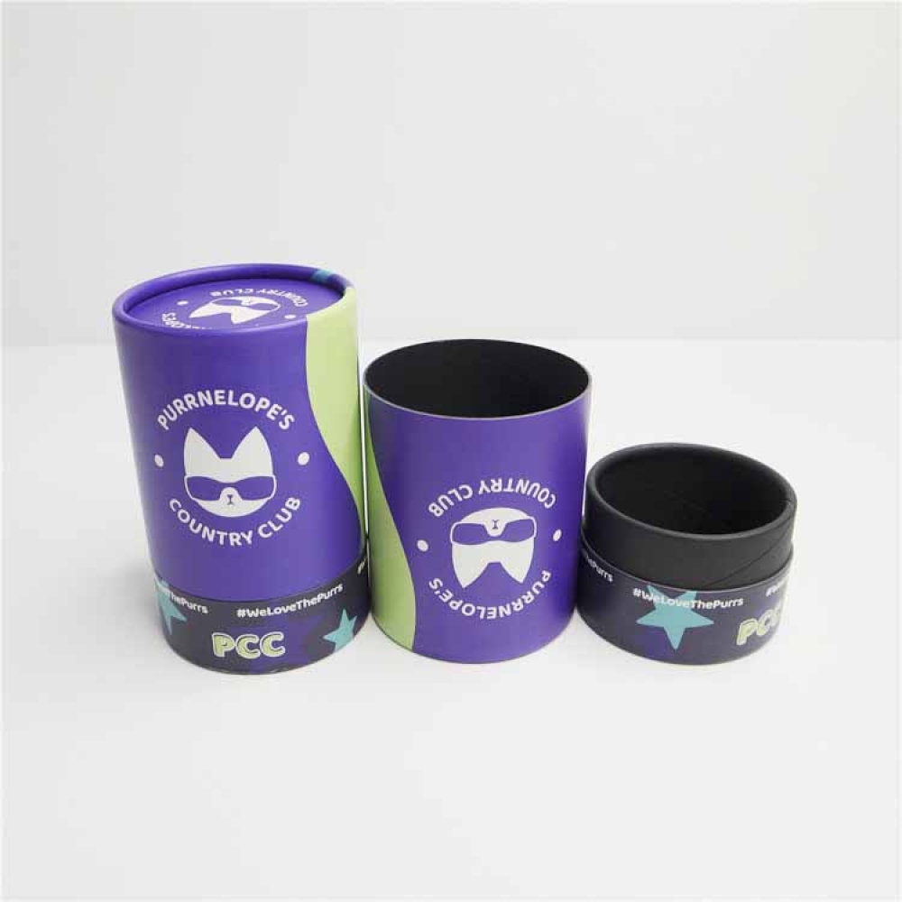 Biodegradable Gift Packaging Kraft Cardboard Tea Paper Tube Gold Custom OEM Customized Cylinder Craft Logo Item Industrial Foil
