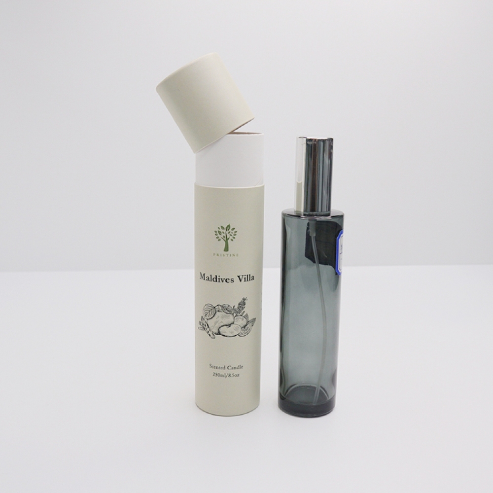 ECO Tube Packaging Cardboard perfume fragrance Containers Paper Tube Friendly Paper Toy Fortress Customized Box  Logo