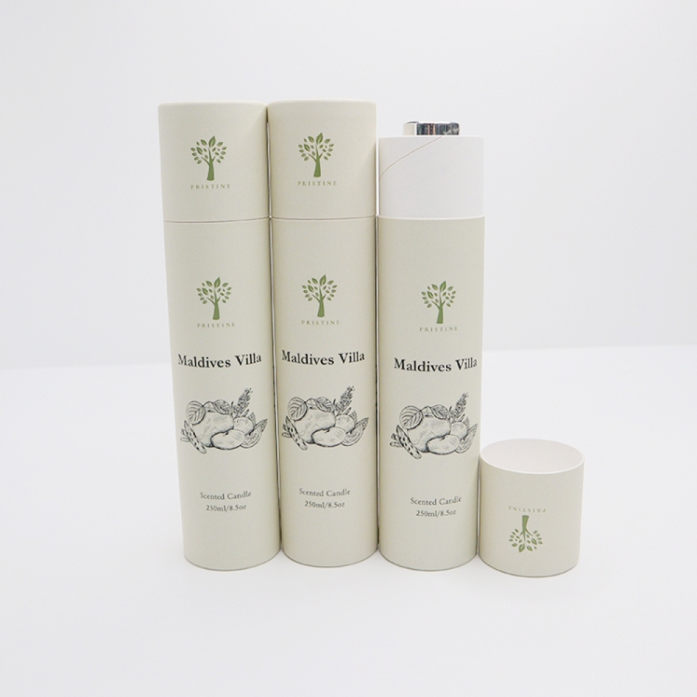 ECO Tube Packaging Cardboard perfume fragrance Containers Paper Tube Friendly Paper Toy Fortress Customized Box  Logo