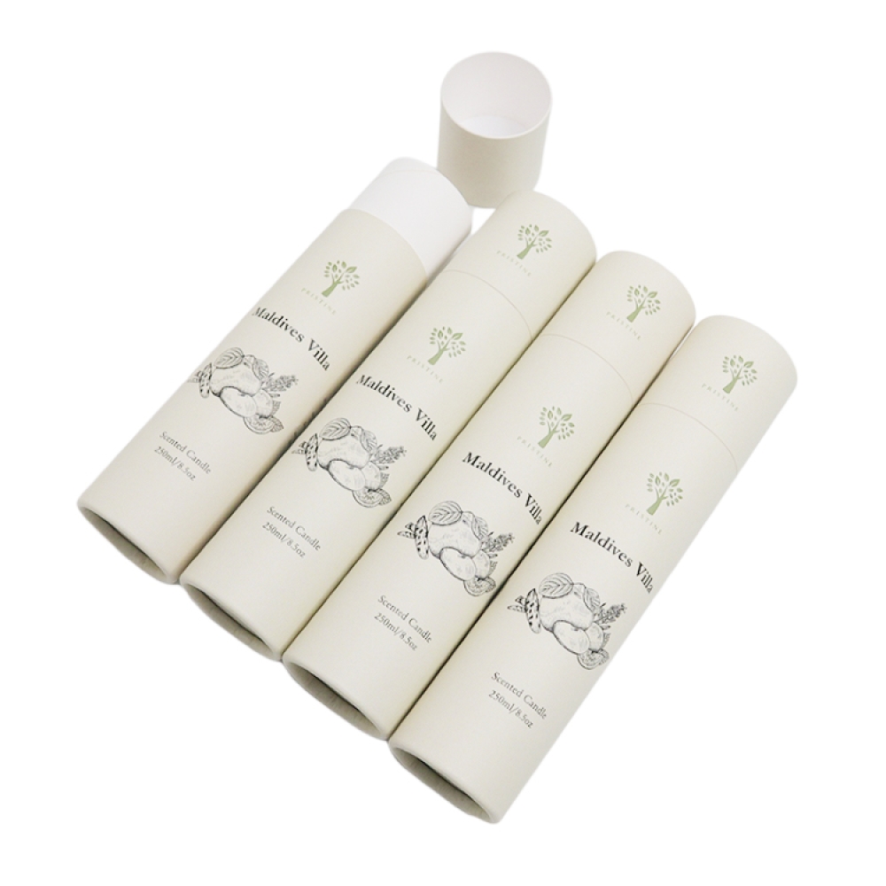 ECO Tube Packaging Cardboard perfume fragrance Containers Paper Tube Friendly Paper Toy Fortress Customized Box  Logo