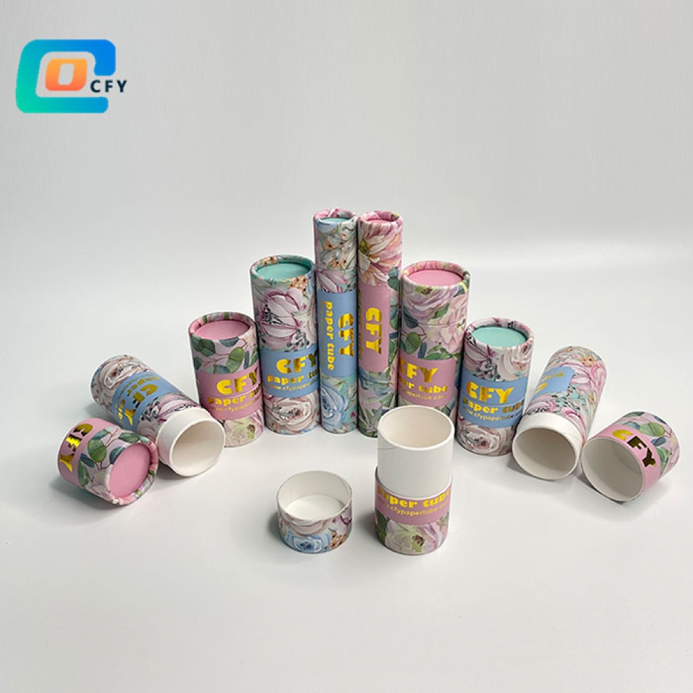 Child-resistant Pen Bagasse Tube Glassine Inside Pulp Fiber cardboard tube cartridges electronic paper container with logo Cosmetic cardboard tube