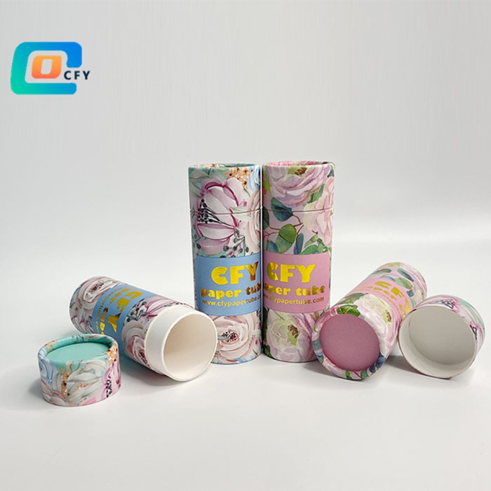 Child-resistant Pen Bagasse Tube Glassine Inside Pulp Fiber cardboard tube cartridges electronic paper container with logo Cosmetic cardboard tube