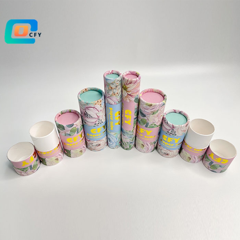 Child-resistant Pen Bagasse Tube Glassine Inside Pulp Fiber cardboard tube cartridges electronic paper container with logo Cosmetic cardboard tube