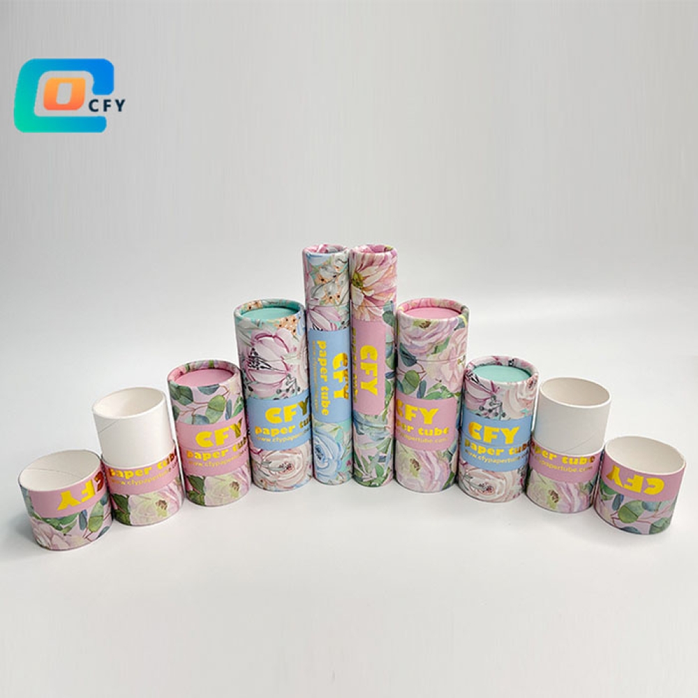 Child-resistant Pen Bagasse Tube Glassine Inside Pulp Fiber cardboard tube cartridges electronic paper container with logo Cosmetic cardboard tube