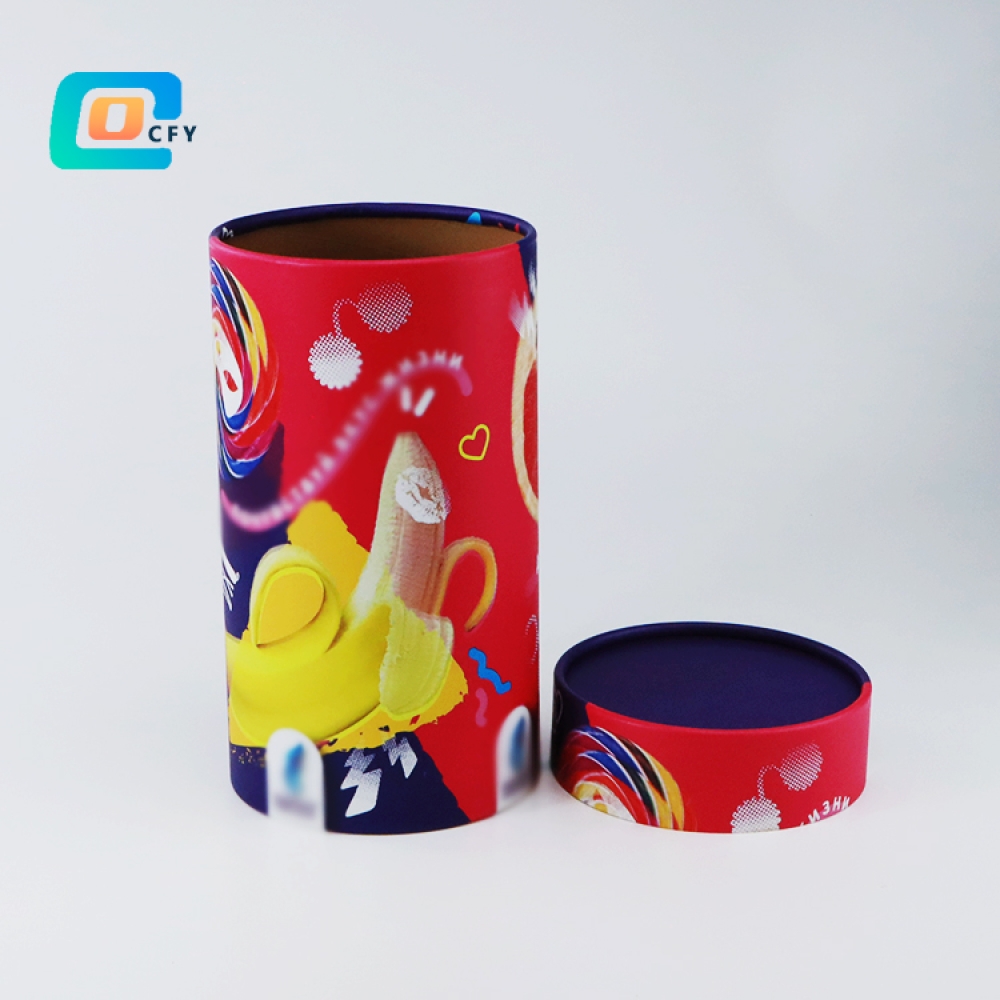 Slim and long paper tube packaging bed pillow big cylinder cardboard container  yoga mat large shipping container packaging