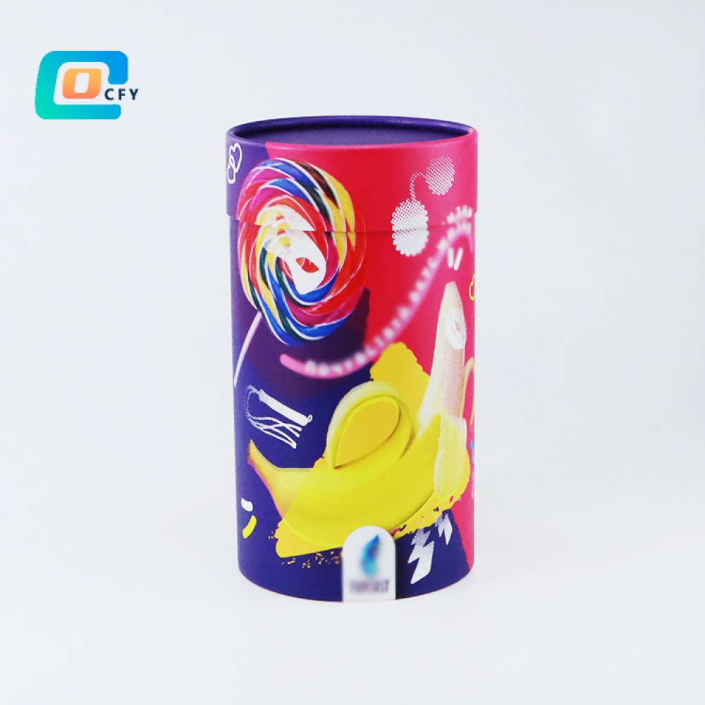 Slim and long paper tube packaging bed pillow big cylinder cardboard container  yoga mat large shipping container packaging