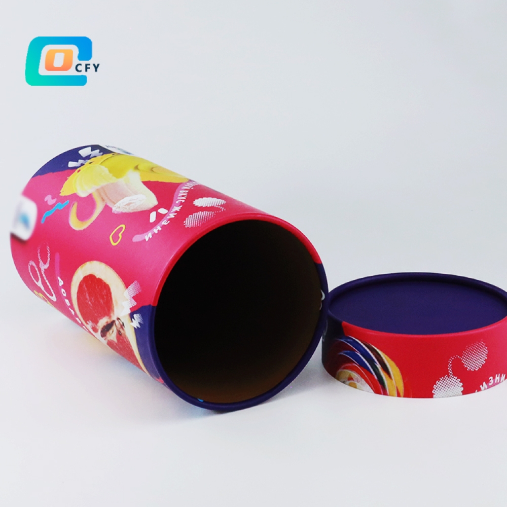 Slim and long paper tube packaging bed pillow big cylinder cardboard container  yoga mat large shipping container packaging