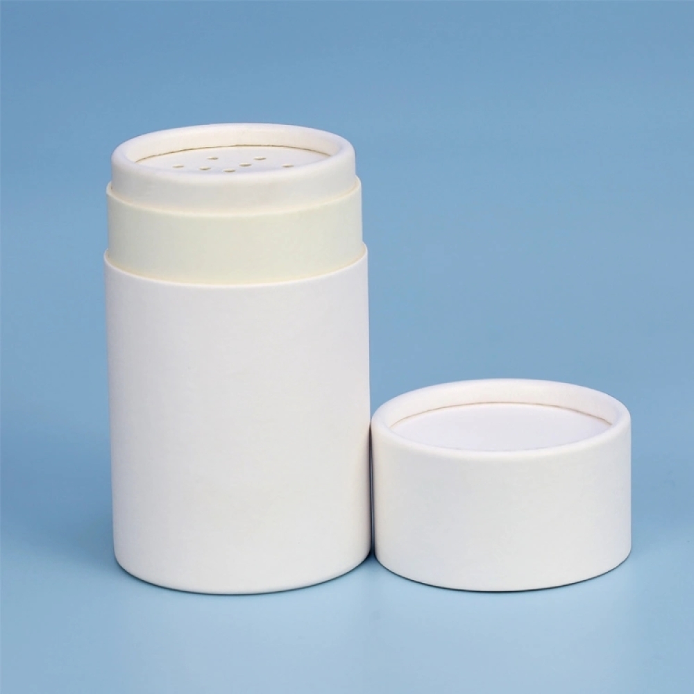 Cosmetic cylinder empty tubes food paper board canisters container  kraft paper loose powder tea food shaker tube