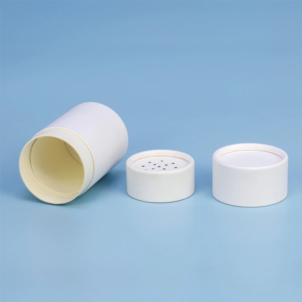 Cosmetic cylinder empty tubes food paper board canisters container  kraft paper loose powder tea food shaker tube