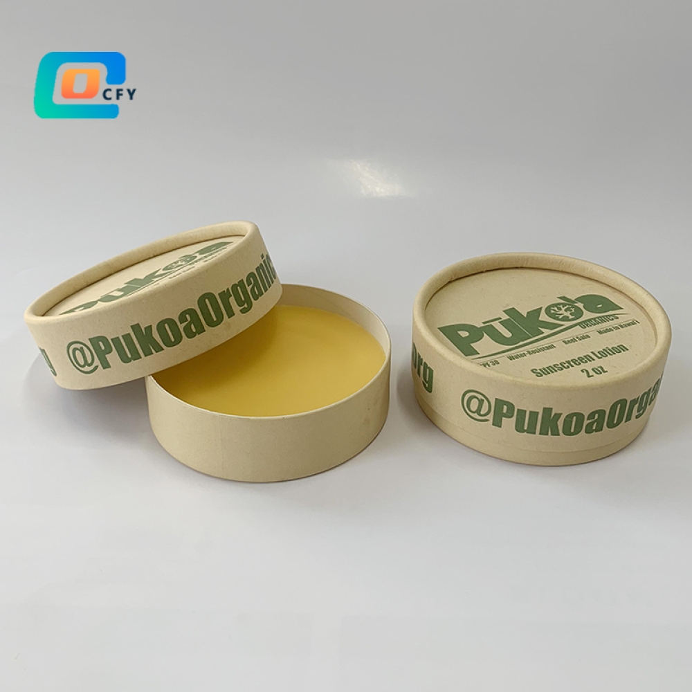 Custom printing 2OZ greaseproof sure deodorant tube sunscreen lotion container push up tube cosmetic cardboard paper box