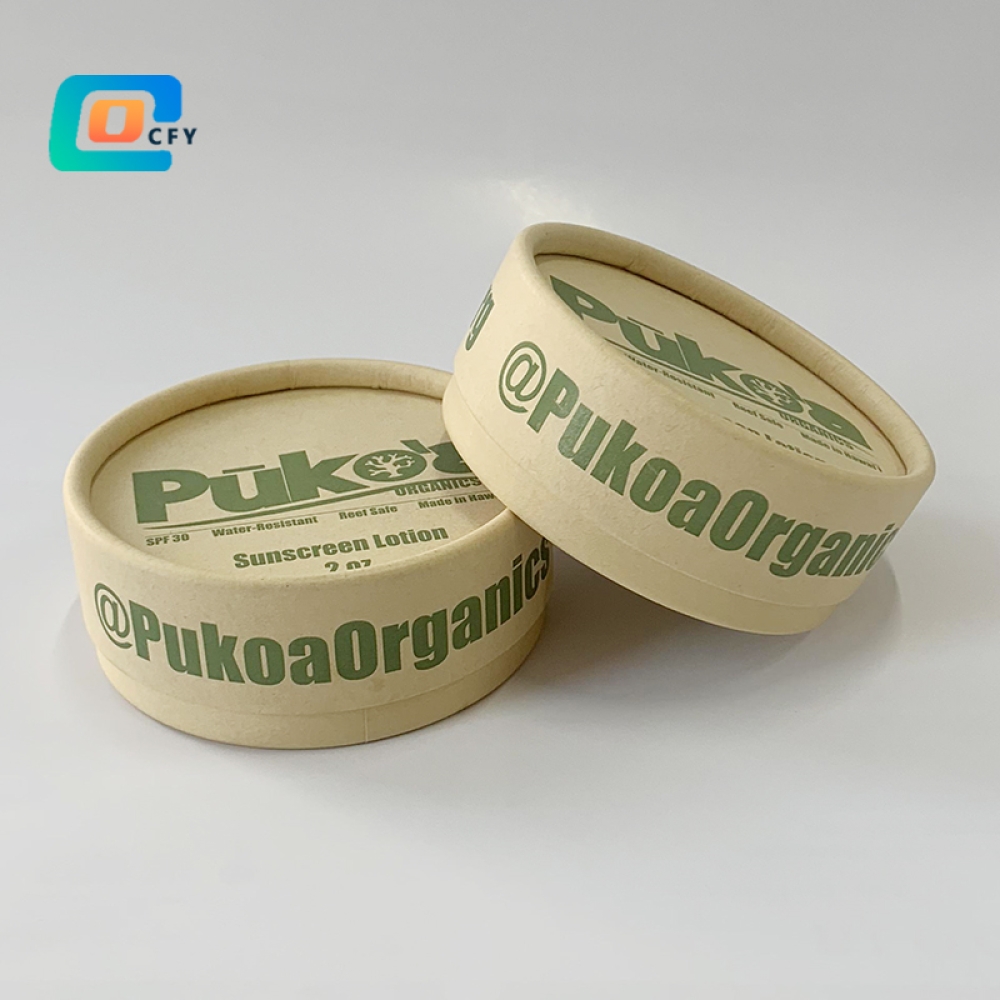 Custom printing 2OZ greaseproof sure deodorant tube sunscreen lotion container push up tube cosmetic cardboard paper box