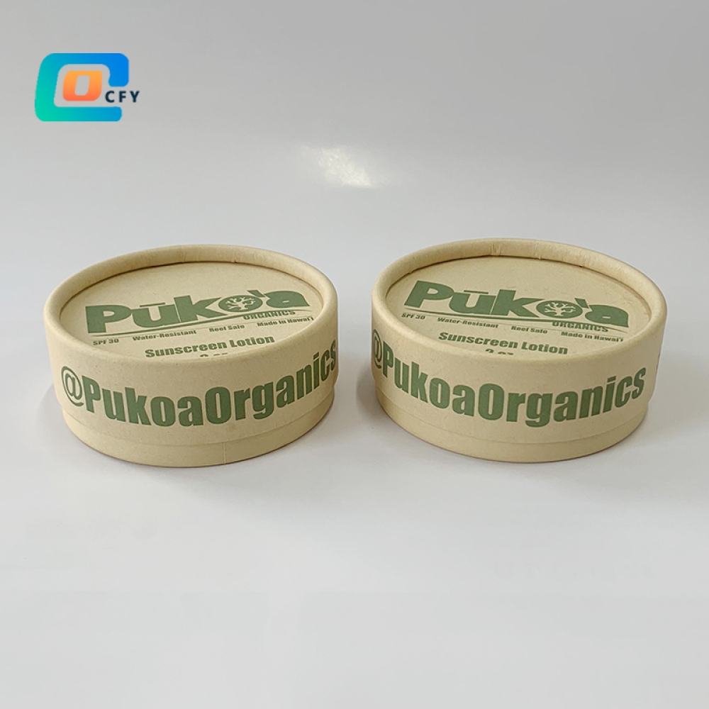 Custom printing 2OZ greaseproof sure deodorant tube sunscreen lotion container push up tube cosmetic cardboard paper box