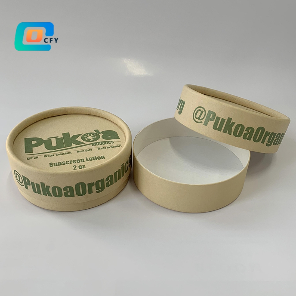 Custom printing 2OZ greaseproof sure deodorant tube sunscreen lotion container push up tube cosmetic cardboard paper box