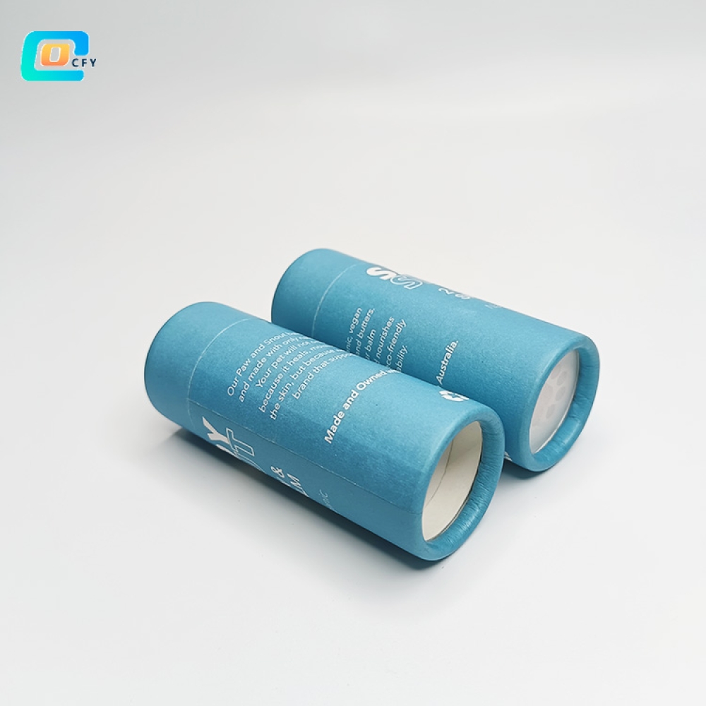 All-in-one skin & coat bundle paw snout balm push up paper container for pets cat and dog body care twist-up deodorant paper tube packaging
