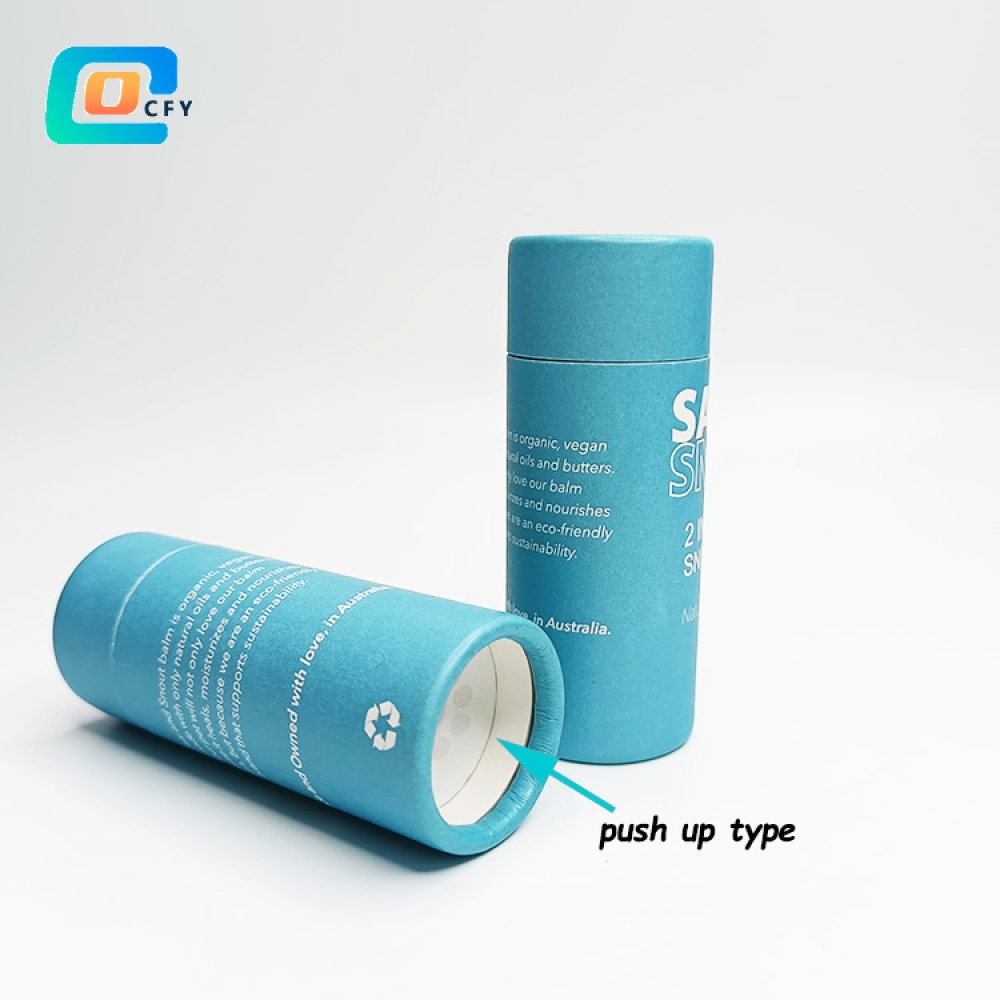 All-in-one skin & coat bundle paw snout balm push up paper container for pets cat and dog body care twist-up deodorant paper tube packaging