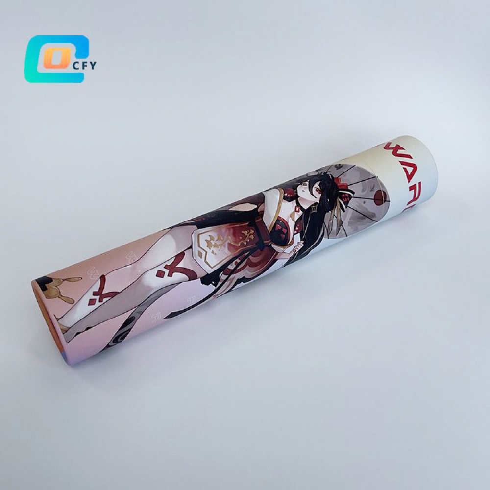 Custom LED light up playmat Paper Tube Packaging T-Shirt Clothing Carpet underwear Round Craft cardboard Gift Box