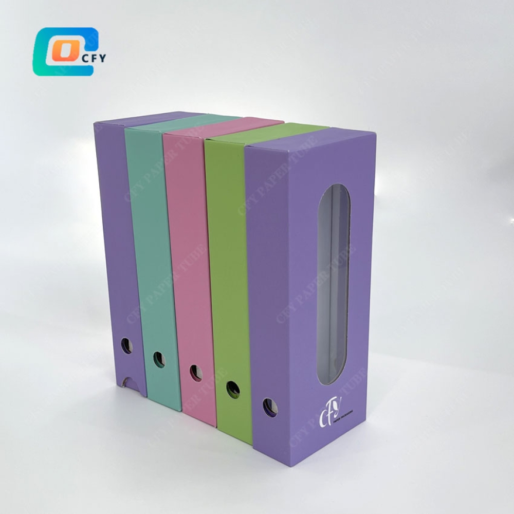 Custom CR Paper Slide Box Display Window Child Resistant Paper Box CR Containers Paper Packaging Box Drawer for extracts and cartridges