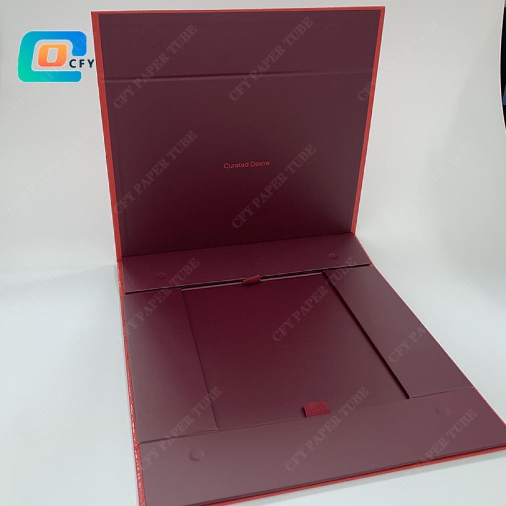 Wholesale Custom Premium Gift Box Luxury Large Package Cardboard Paper Magnetic Foldable Packaging Box with ribbon and UV finish