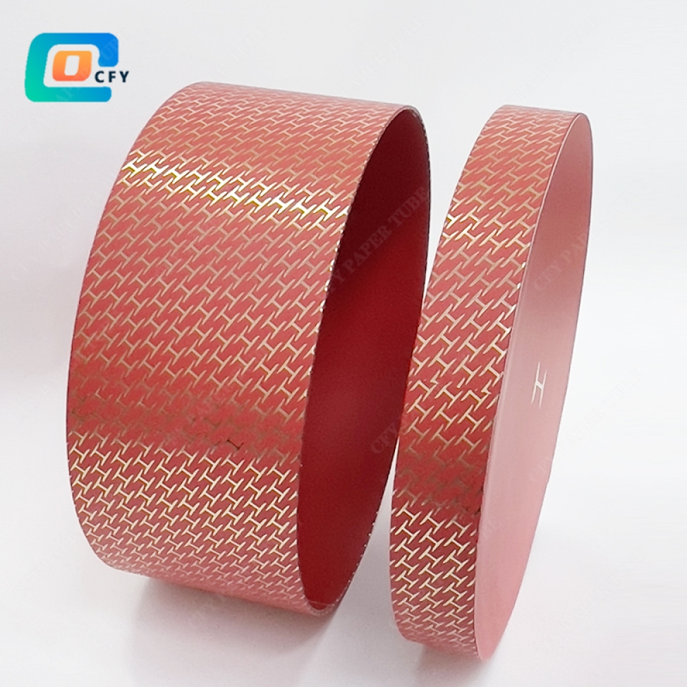 Custom Recyclable Wedding Rose Paper Packaging Cylinder Rigid Cardboard Hat Top and bottom Round Tube Chocolate Gift Flower Box