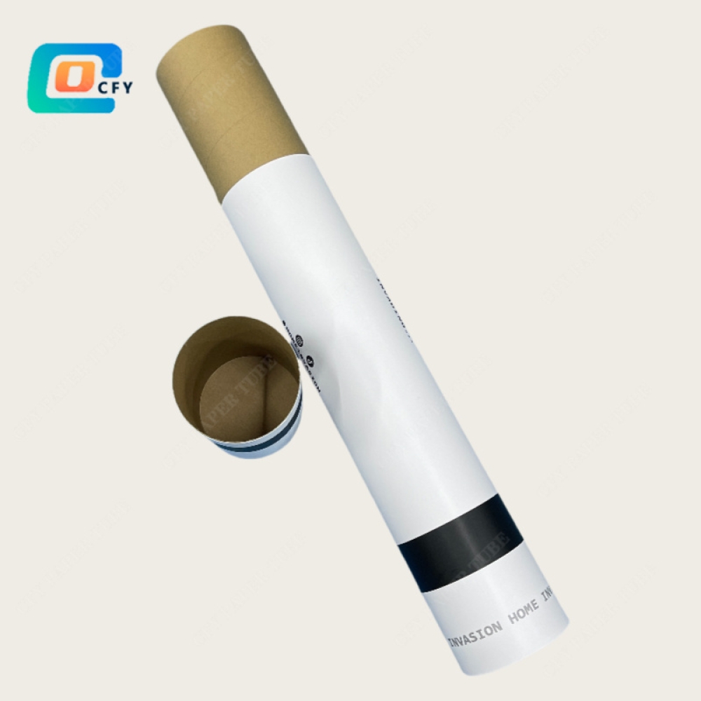 Custom Eco Friendly rug mat pad cushion packaging Tube Poster Paper Cardboard Packaging Cylinder paper box for Artwork Painting